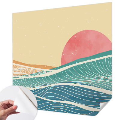 Fotobehang voor kinderkamer Zeegolven