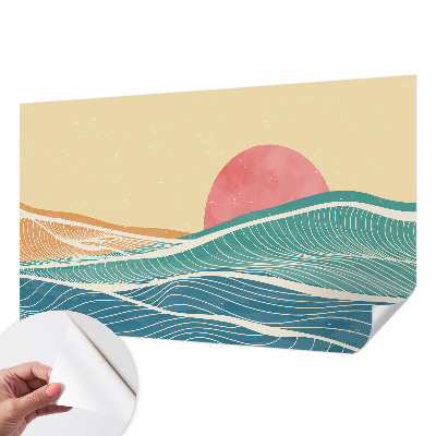 Fotobehang voor kinderkamer Zeegolven