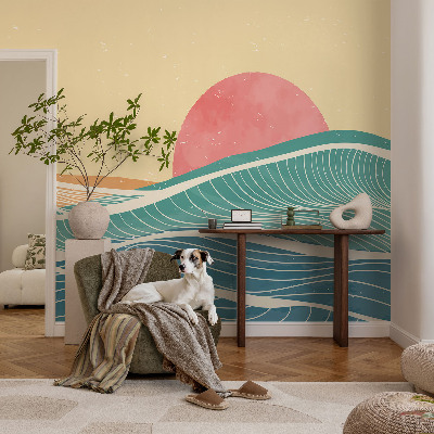 Fotobehang voor kinderkamer Zeegolven