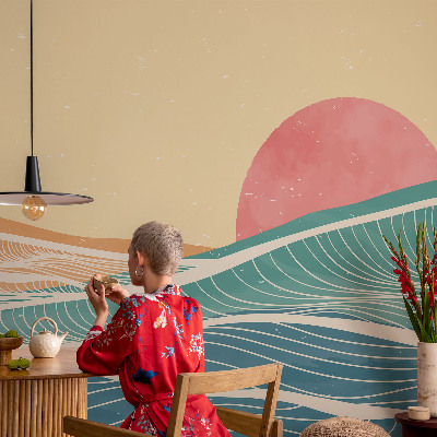 Fotobehang voor kinderkamer Zeegolven