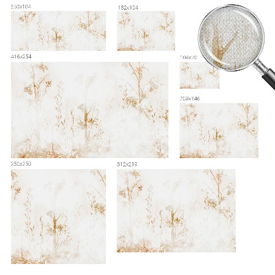 Foto behang voor de keuken Botanische elegantie