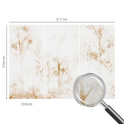 Foto behang voor de keuken Botanische elegantie