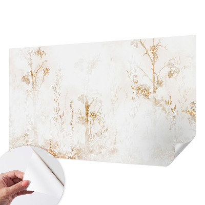 Foto behang voor de keuken Botanische elegantie