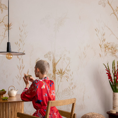 Foto behang voor de keuken Botanische elegantie