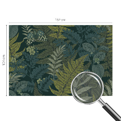 Zelfklevend fotobehang op maat Groene elegantie