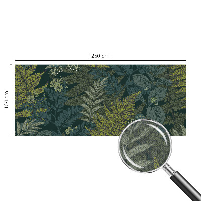 Zelfklevend fotobehang op maat Groene elegantie