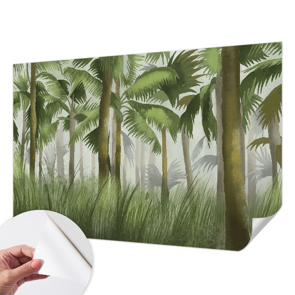 Zelfklevend fotobehang Tropisch bos