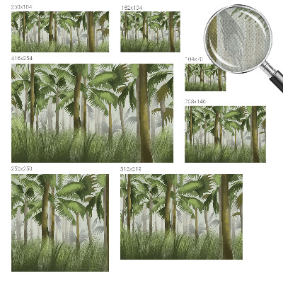 Zelfklevend fotobehang Tropisch bos
