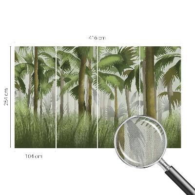 Zelfklevend fotobehang Tropisch bos