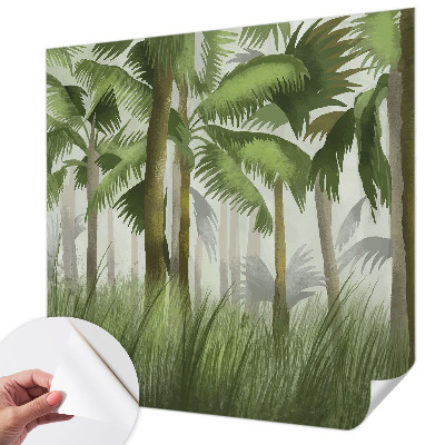 Zelfklevend fotobehang Tropisch bos