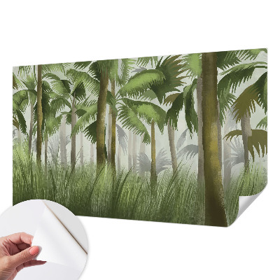 Zelfklevend fotobehang Tropisch bos