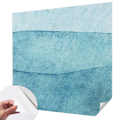 Fotobehang zelfklevend Blauwe golven