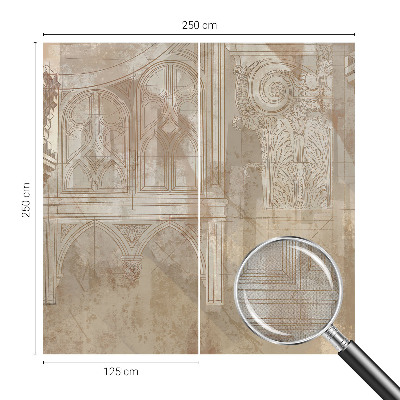 Fotobehang kinderkamer met historische ornamenten