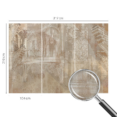 Fotobehang kinderkamer Historische ornamenten