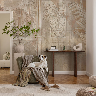 Fotobehang kinderkamer met historische ornamenten