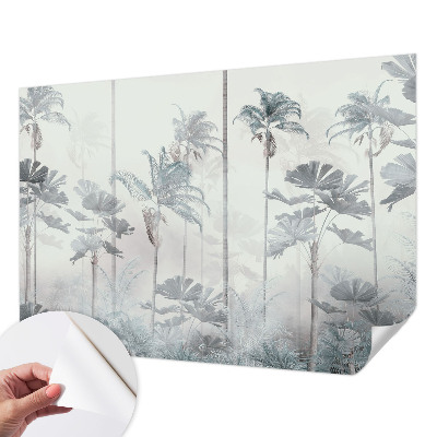 Fotobehang voor de kinderkamer Tropisch landschap