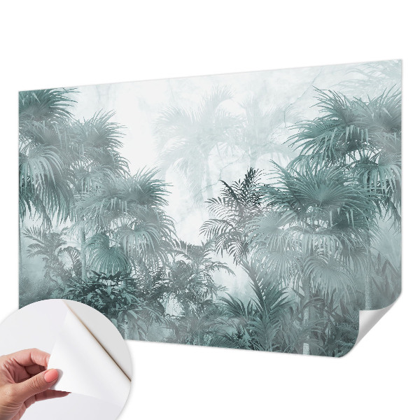 Fotobehang babykamer Exotisch groen