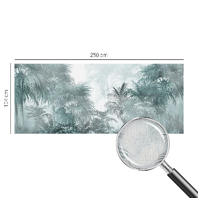 Fotobehang babykamer Exotisch groen