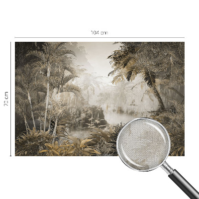 Zelfklevend fotobehang Tropisch bos