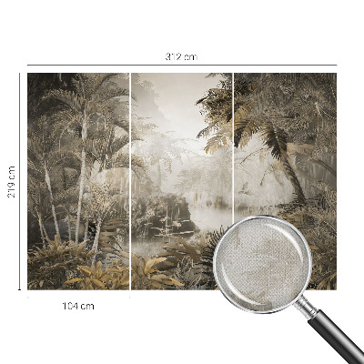Zelfklevend fotobehang Tropisch bos