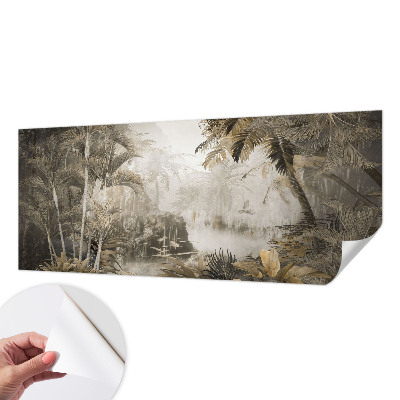 Zelfklevend fotobehang Tropisch bos