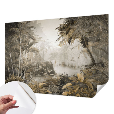 Zelfklevend fotobehang Tropisch bos