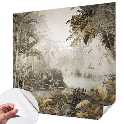 Zelfklevend fotobehang Tropisch bos