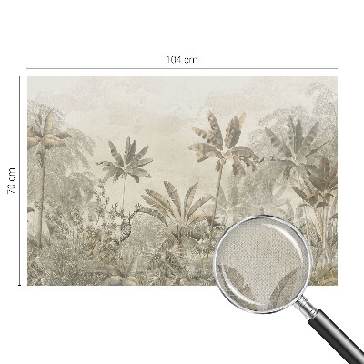 Foto behang voor de keuken Tropische jungle