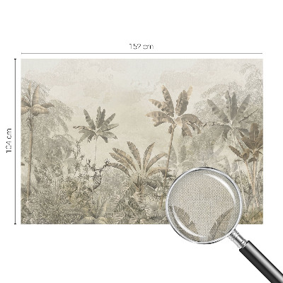Foto behang voor de keuken Tropische jungle