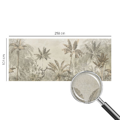 Foto behang voor de keuken Tropische jungle