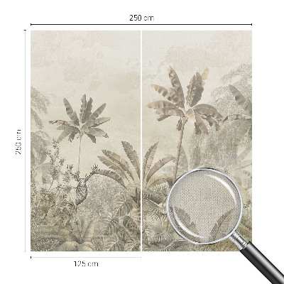 Foto behang voor de keuken Tropische jungle