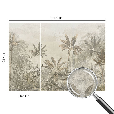 Foto behang voor de keuken Tropische jungle