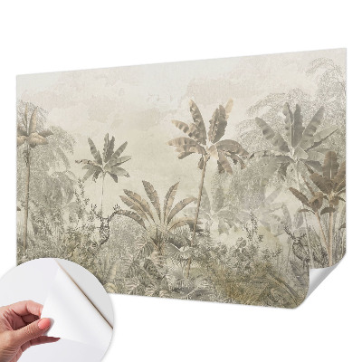 Foto behang voor de keuken Tropische jungle