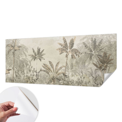 Foto behang voor de keuken Tropische jungle