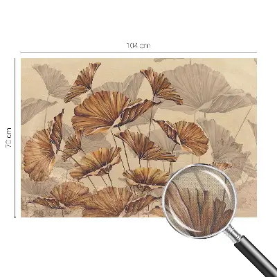 Fotobehang zelfklevend met herfstachtige elegantie