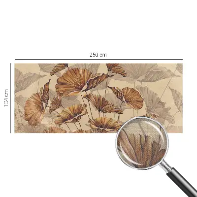 Fotobehang zelfklevend met herfstachtige elegantie
