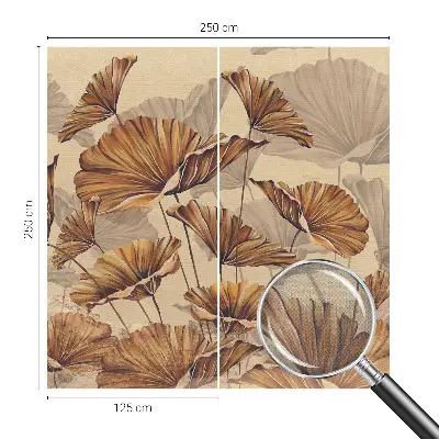 Fotobehang zelfklevend met herfstachtige elegantie