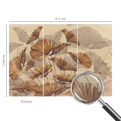 Fotobehang zelfklevend met herfstachtige elegantie