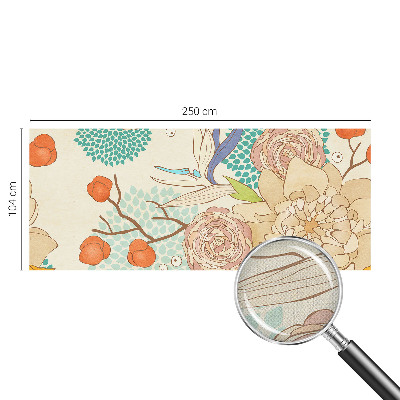 Fotobehang kinderkamer Bloemenfantasie
