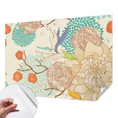 Fotobehang kinderkamer Bloemenfantasie