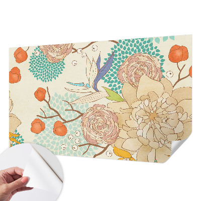 Fotobehang kinderkamer Bloemenfantasie