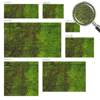 Fotobehang babykamer Groene loper