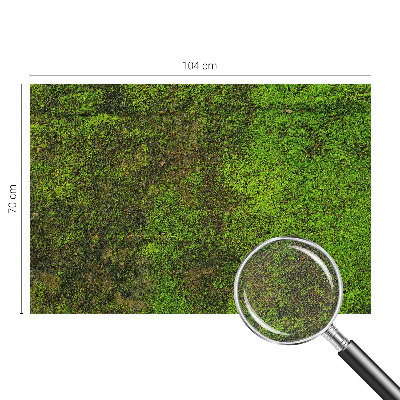 Fotobehang babykamer met groene loper