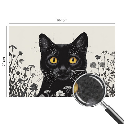 Zelfklevend fotobehang op maat Kattenbloemen