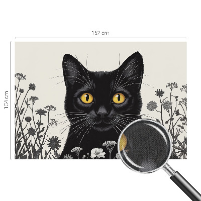 Zelfklevend fotobehang op maat Kattenbloemen