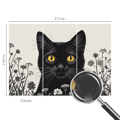 Zelfklevend fotobehang op maat Kattenbloemen
