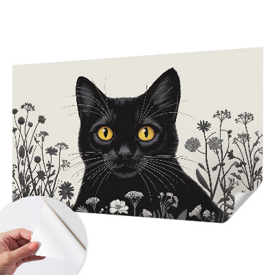 Zelfklevend fotobehang op maat Kattenbloemen