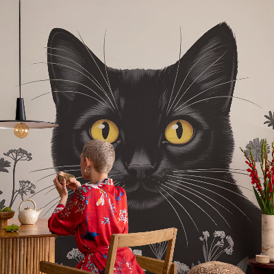 Zelfklevend fotobehang op maat Kattenbloemen