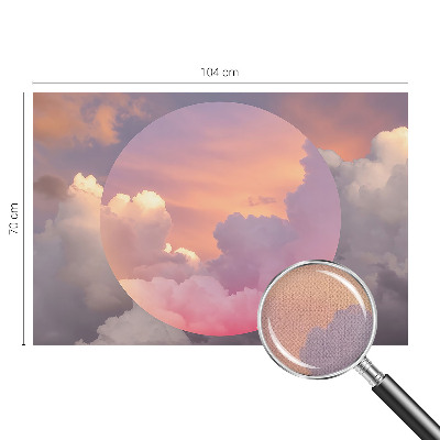 3D fotobehang Etherische wolken