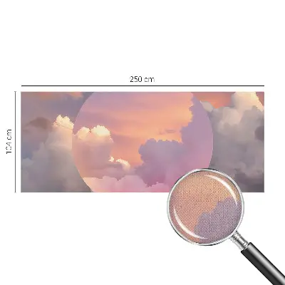 3D fotobehang met een motief van etherische wolken